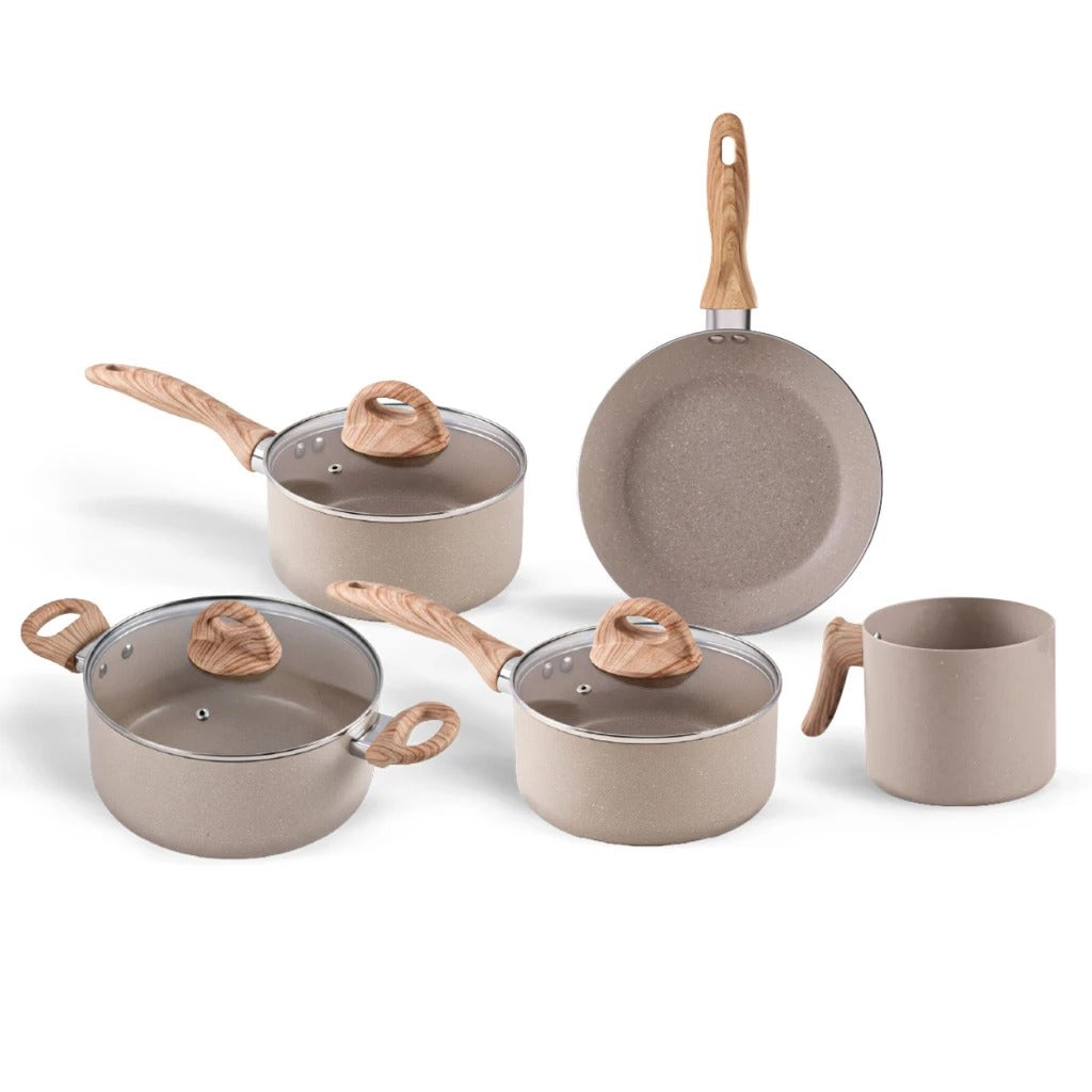 Kit com 5 Panelas de Cerâmica Ravenna