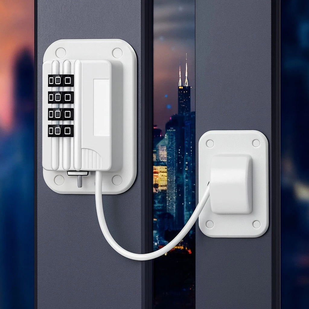 Cadeado de Segurança com Senha 4 Dígitos