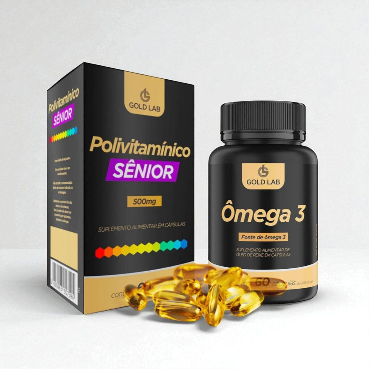 Kit Nutri Sênior - Polivitamínico + Ômega 3